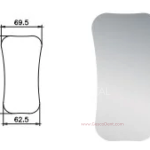 PHOTO MIRROR, GLASS, LONG OCCLUSAL, DME3G